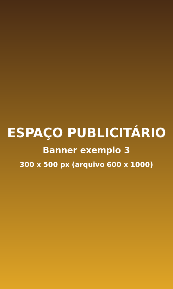 Espaço publicitário - banner exemplo 3
